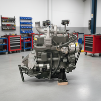 Moteur diesel 80-100hp convivial protégé contre les surcharges cadre ouvert 50/60Hz fréquence 1500rpm vitesse pour pelle chargeur