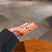 Coque de téléphone magnétique scintillante électroplaquée pour iPhone 13 14 15 16 17 Pro Max avec protection d'objectif et chargement sans fil