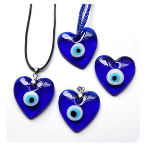 El Ojo del <span class=keywords><strong>Diablo</strong></span> Turco, Colgante de Cristal Fundido Hecho a Mano, Amuleto Turco Nazar, Colgante Personalizado de Cristal con Ojos Azules contra el Mal, Decoración para el Hogar - Product Image 5