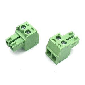 3.81mm Pitch Green <strong>Terminal</strong> <strong>Block</strong> Female Connector 10 Pin <strong>Terminal</strong> <strong>Block</strong> Plug-in Type Female Connector Without Ears - Product Image 3