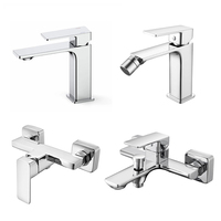 Ensemble de robinet de bidet à une poignée de haute qualité chaud froid pour mitigeur de douche de baignoire de salle de bain