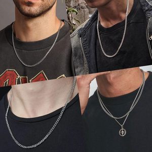 Aço inoxidável cubano Link Cadeia 5mm Colar Correntes Mens Presentes Acessórios Jóias dos homens 18/20/22/<span class=keywords><strong>24</strong></span>/<span class=keywords><strong>Inch</strong></span> Tamanhos - Product Image 5
