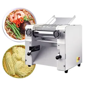 Stainless Steel China Automatic Dough Roller Sheeter Machine Electric Dumpling Skin Noodle Cutter Pasta Maker Making Machine