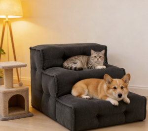 Escaliers en mousse <span class=keywords><strong>pour</strong></span> animaux de compagnie, design moderne et luxueux, personnalisables, légers, <span class=keywords><strong>pour</strong></span> lit et meubles, de la marque Disian - Product Image 3