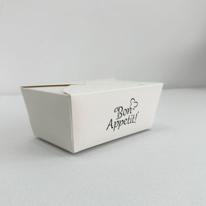 Scatola per Asporto Cibo con Stampa Logo Personalizzata, Confezione per Pasti Felici, Patatine e Pollo Fritto - Product Image 1