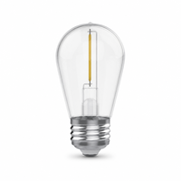 Ampoule à filament LED de haute qualité G16.5 S14 1 filament 1W 70lm 2200-6500K CRI 90+ pour guirlande lumineuse