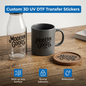 Etiquetas Adhesivas 3D UV DTF Personalizadas, Resistentes al Agua, <span class=keywords><strong>para</strong></span> Vasos, Botellas, Laptops, Proveedor de Fábrica al por Mayor - Product Image 1