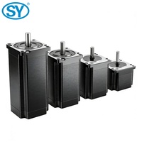 Moteur pas à pas NEMA 23 à couple élevé 57X57X76MM 2.1Nm 5A 4 fils Angle de pas 1.8° 57BYGH7601 DC 12V-24V Moteur pas à pas hybride bipolaire CNC