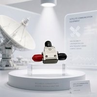 Circulateur RF coaxial micro-ondes large bande 8-18 GHz 10W à faible perte 0,5 dB, isolation élevée, personnalisé pour systèmes radar et 5G