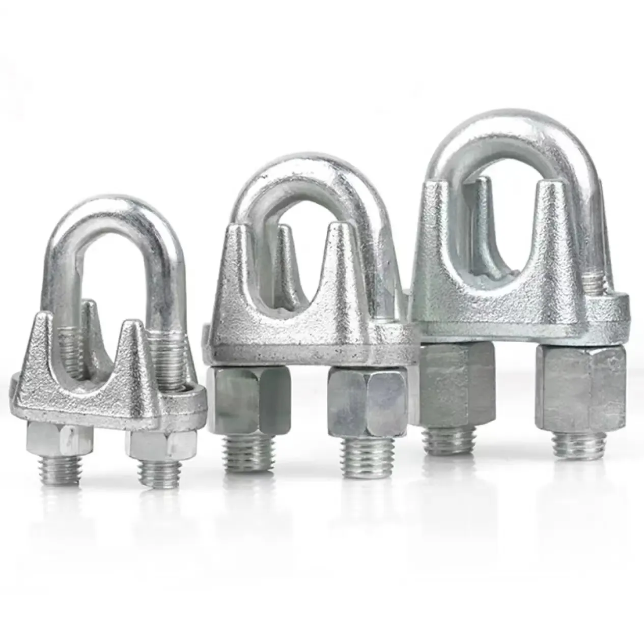 Stainless Steel U Type Wire Rope Clip Drop Forged & Wire Rope Clamp U Bolt Hardware Fitting U-Clamp Snap-in bolt