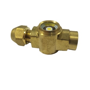 HONGSEN-Indicador de humedad y mirilla de cristal para sistema de refrigeración macho a hembra MF con certificación CE UL - Product Image 1