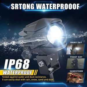 Lampe de travail <span class=keywords><strong>LED</strong></span> 15W 3 pouces étanche à l'eau Spot Driving Fog Lamp pour tout-terrain SUV moto et phares <span class=keywords><strong>LED</strong></span> - Product Image 3