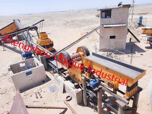 Ligne de production de concassage de pierres combinée concasseur à mâchoires et concasseur à marteaux/station de concassage de pierres - Product Image 4