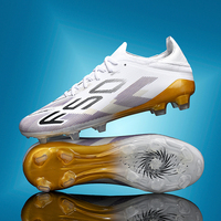 Chaussures de football professionnelles unisexes pour adultes et jeunes, idéales pour l'été, crampons FG/TF, antidérapantes et respirantes, pour l'entraînement et les matchs.