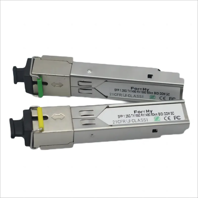 Cheap Price 1.25G SFP Module BIDI Simplex SM LC Port 1000Base 3KM to 40KM sfp cwdm transceivers for Wireless LAN Networks