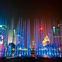 Equipo de Agua de Chorro Variable de Alta Presión con Programa Automático para Espectáculos de Agua Danzante en Fuentes Musicales Comerciales de Plaza en Seco