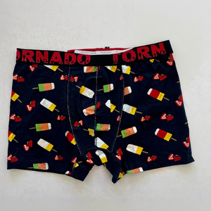 High Quality 92% <b>Polyester</b> 8% Spandex Anti-Bacterial Quick Dry Knitted Adults Mens <b>Boxer</b> Briefs Plaid Pattern Sportswear - Product Image 1