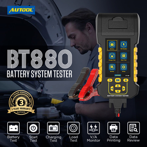 Autool เครื่องทดสอบแบตเตอรี่รถยนต์ BT880ปรับปรุงความสามารถในการโหลดอายุเครื่องทดสอบแบตเตอรี่รถยนต์ - Product Image 2