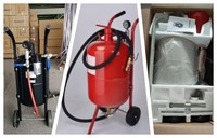 5 gallons 10 gallons 20 gallons Mini rouge petit Pot de sablage pas cher prix Portable réservoir de soufflage de sable usage domestique bricolage sableuse