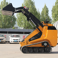 Fournisseur direct d'usine JIAHE Mini chargeuse compacte de 1450 kg avec moteur diesel Kubota, pompe hydraulique, livraison rapide, chargeuse frontale SHANDONG