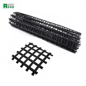 Factory direct sale road reinforcement polyester asphalt geogrid/pet geogrid