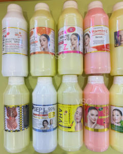 Proprio marchio 120ml siero per la cura della pelle vitamina <span class=keywords><strong>C</strong></span> acido kojico glutatione, illuminante pelle siero viso rimozione lentiggini e brillantante - Product Image 3