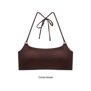 Soutien-gorge push-up pour femme, style collier, pour petites poitrines, sexy, dos élégant, bretelles fines, sans couture, invisible, dos nu - Product Image 5