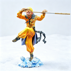 Statue <span class=keywords><strong>de</strong></span> collection du Roi Singe <span class=keywords><strong>de</strong></span> <span class=keywords><strong>la</strong></span> <span class=keywords><strong>mythologie</strong></span> chinoise, figurine en résine, cadeau pour <span class=keywords><strong>les</strong></span> fans - Product Image 3
