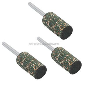 Testa di lucidatura granulosa cilindro abrasivi in allumina testa di molatura strumenti punto montato per la lucidatura dei metalli - Product Image 2