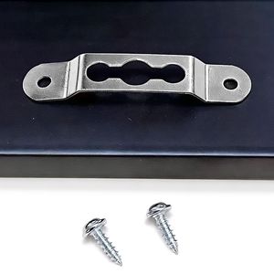 Cadre photo suspendu dissimulé en métal argenté, crochet simple, capacité de charge de 3 à 5 kg, pour cadres de peinture à l'huile et de point de croix - Product Image 3