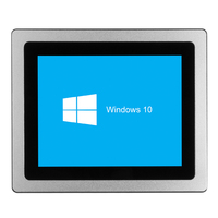 10.1'' Endüstriyel Hepsi Bir Arada Bilgisayar IP65 Dereceli DDR3 HD LCD Dokunmatik Ekran Intel Celeron Dört Çekirdekli İşlemci VGA ile İş Kullanımı İçin