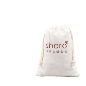 Bolsa de Algodón Grueso de Alta Calidad con Cordón - Bolsas Personalizadas con Logotipo para Kits Antiresaca |   Bolsas Reutilizables para Recuerdos de Fiesta - Product Image 1