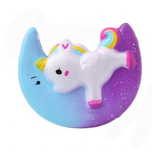 Juguete Blandito de Unicornio Lunar al por Mayor para Niños de 5 a 7 Años, Juguete Antiestrés de Espuma de PU de Levantamiento Lento con Forma de Caballo Volador - Product Image 3