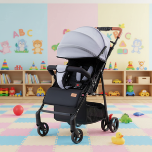 <span class=keywords><strong>Poussette</strong></span> bébé d'<span class=keywords><strong>occasion</strong></span> en promotion, utilisable en position assise ou allongée, <span class=keywords><strong>poussette</strong></span>/pedicab portable et pliable avec un champ de vision étendu - Product Image 1