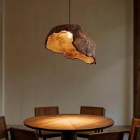 Suspension lumineuse Wabi Sabi japonaise pour restaurant, bar, comptoir, salon de thé, café – Design artistique et créatif avec lampes Lotus épanouies