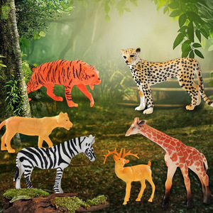 HY pequeño animal salvaje modelo de juguete simulación sólida exhibición de plástico para niños fabricantes suministrados directamente - Product Image 3