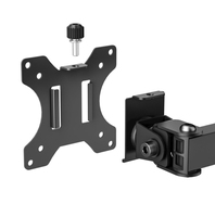Support de moniteur triple avec bras articulés Support d'écran d'ordinateur vertical pour bras de moniteur à 3 écrans