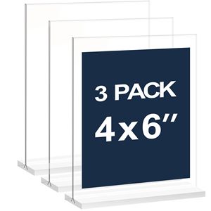 Porta-cartes acrílico inclinado de fácil inserción para <span class=keywords><strong>listas</strong></span> de precios y presentación de productos en tiendas - Product Image 1