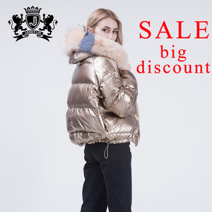 Fashion Winter Bubble Coat Woman <strong>Duck</strong> <strong>Down</strong> <strong>Jacket</strong> for Women Fox Fur Hooded Puffer <strong>Jacket</strong> - Product Image 6
