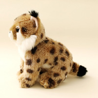 Jouets en peluche d'animaux de la jungle fabriqués en usine, poupées douces d'animaux de safari, tigres, lions, lémurs, éléphants en coton PP, doudous