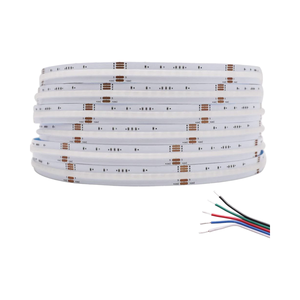 Dc24v 896 đèn LED <span class=keywords><strong>RGBW</strong></span> 12mm Đồng cuttable điều khiển bằng giọng nói COB LED Strip ánh sáng 19 wát/mét Nhiều màu - Product Image 3