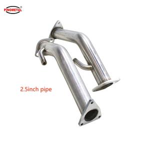 맞춤형 <span class=keywords><strong>2</strong></span>.5인치 테스트 파이프 배기 다운파이프 (경쟁용) 370Z 2009+/G37/350Z 범용 - Product Image 2