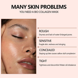 निजी लेबल का लोगो हाइड्रेटिंग बायो कोलेजन वास्तविक गहरे रात में चेहरे का मुखौटा कम करना - Product Image 4