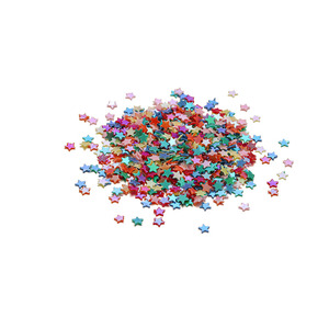 Estrellas de resina epoxi con purpurina iridiscente para decoración de uñas, manualidades, creación de joyas y proyectos de bricolaje. - Product Image 1