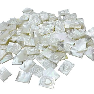 Creencia Religiosa Nácar Jesús Virgen María <span class=keywords><strong>de</strong></span> Guadalupe Santa María Concha Blanca Tallada a Mano para Collar <span class=keywords><strong>de</strong></span> Joyería DIY - Product Image 2