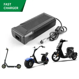 CE KC SAA UL Certified 54.6V 5A Li-ion battery charger for 48V Lithium electric scooter e-bike