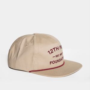 หมวกแก๊ปปักโลโก้แบบแบนไม่มีโครง 5 ชิ้น ผ้าฝ้าย ปรับขนาดได้ - Product Image 3