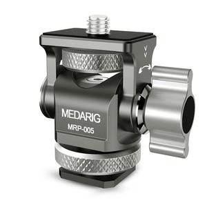 Alliage d'aluminium martien/OEM inclinaison à 180 degrés pivotant à 360 degrés support de moniteur de 5/7 pouces pour appareils <span class=keywords><strong>photo</strong></span> reflex numériques outils EDC moniteur de terrain - Product Image 2