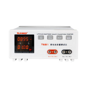 SUNKKO T-681 Digital Display LED <b>Battery</b> Pack Capacity <b>Tester</b> 84V Lithium 120V Measuring Voltage Cell CE Certified - Product Image 1