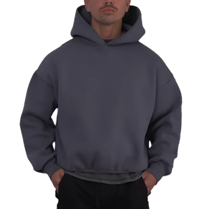 Sudaderas con capucha de peso pesado para Gimnasio Deportivo de alta calidad, sudaderas con capucha de doble capa de talla grande a precio de fábrica para hombres - Product Image 1